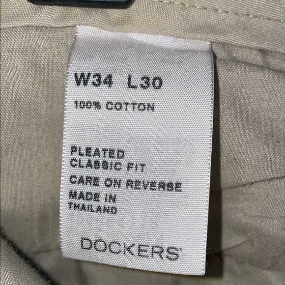 Dockers dark blue pleated pants - Picture 10 of 10